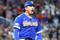 ５試合無失点で優勝投手になったベネズエラのパレンシア。(C)Getty Images