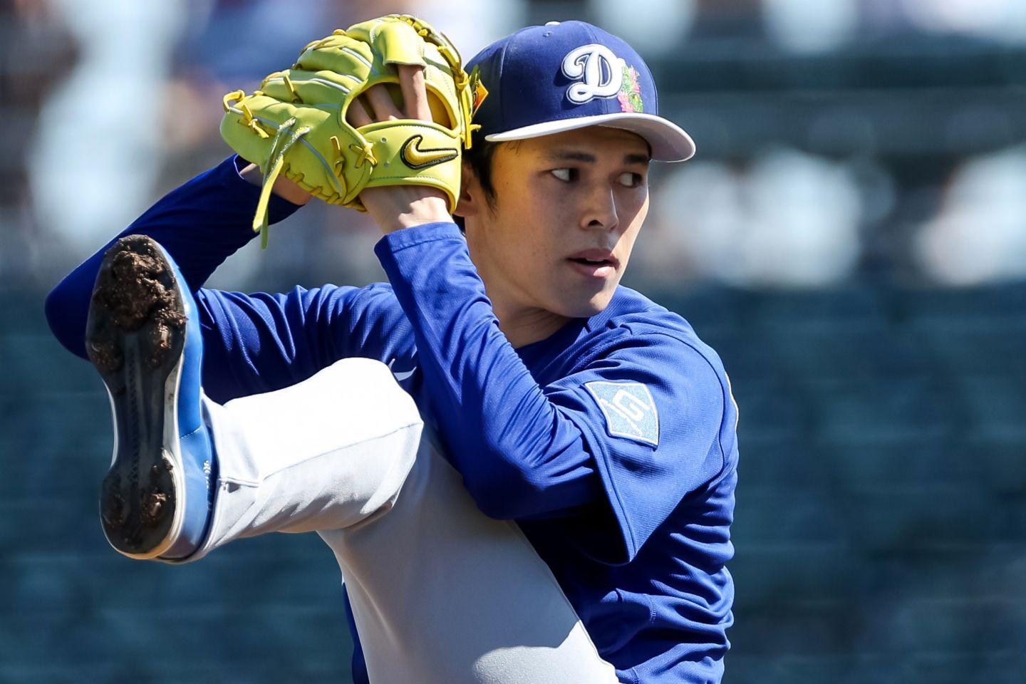 オープン戦では苦戦が続くが、開幕ローテが決定した佐々木。(C)Getty Images