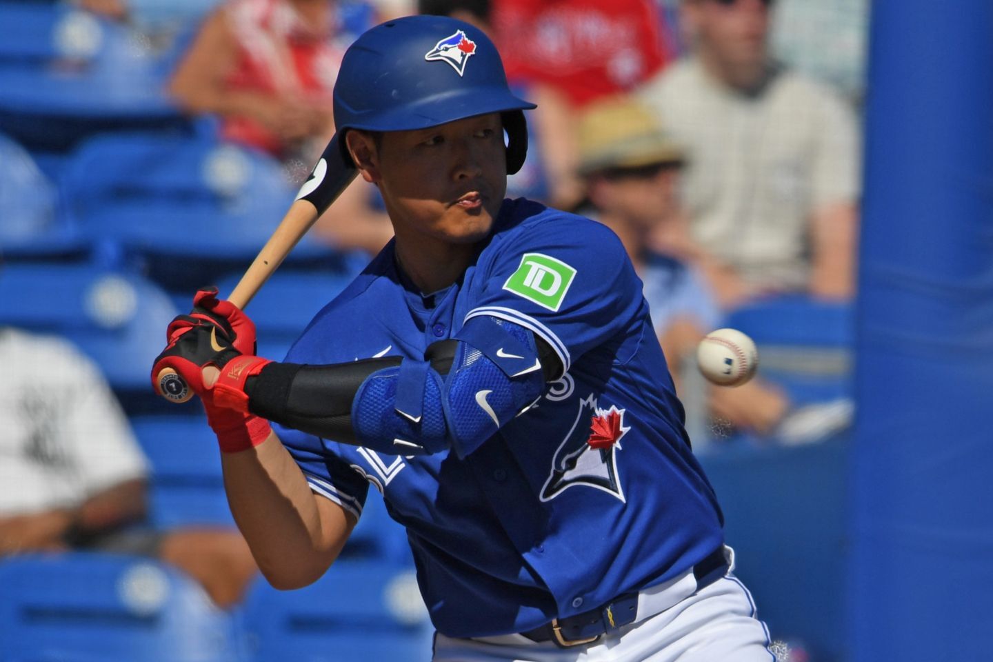 ブルージェイズの重要な戦力として期待されている岡本。(C)Getty Images