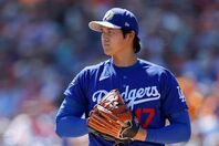 オープン戦初登板で好投を見せた大谷。(C) Getty Images