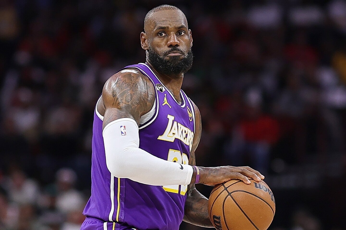 はたして古巣ヒートとの次戦で、レブロンはパリッシュが持つNBA記録に並ぶのか？(C)Getty Images