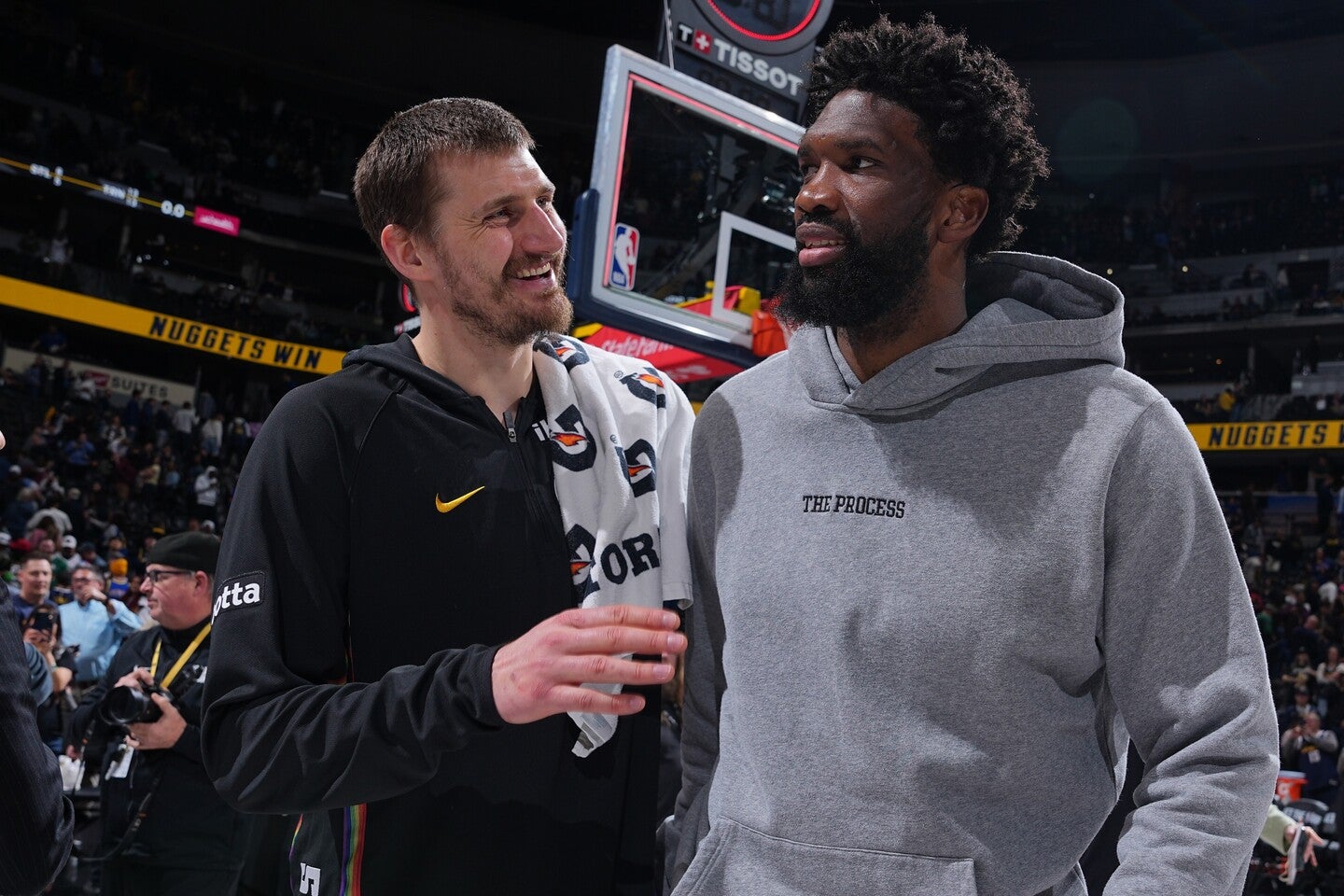 ファンは対立構造を煽る一方、当人同士は良好な関係を築いているようだ。(C)Getty Images