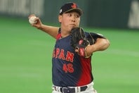 ３人のリリーフ投手が辞退となったなか、唯一“専門家”として代役に選ばれた藤平。(C)Getty Images