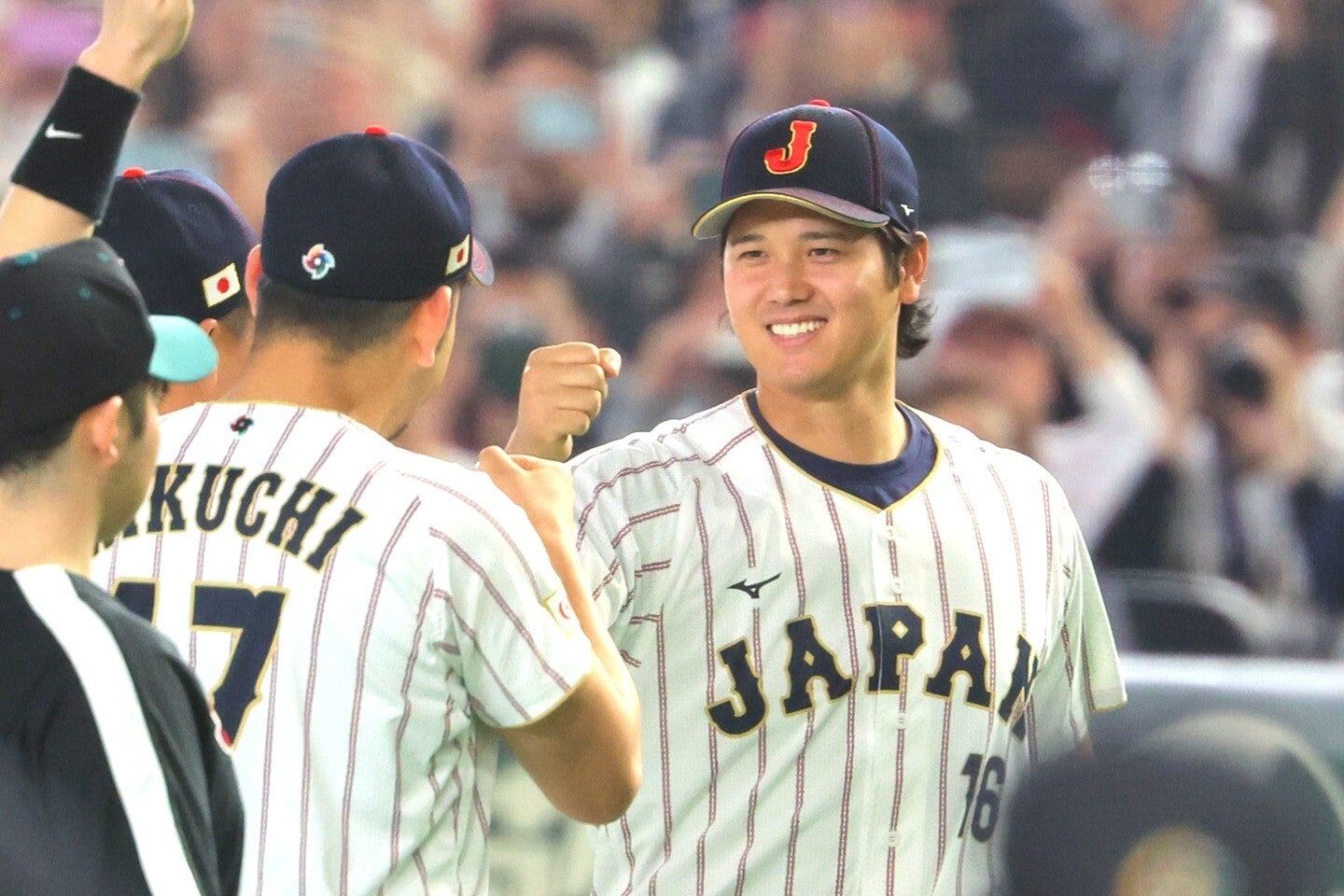 WBCチェコ戦に大物アスリートがスタンドにいた。写真：梅月智史（THE DIGEST写真部）