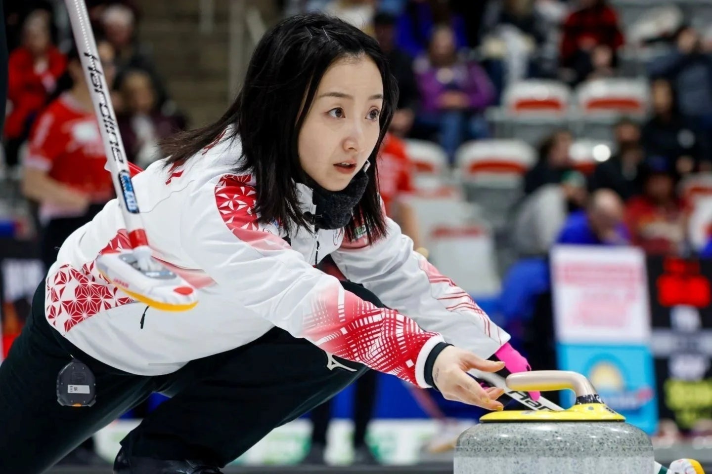 日本代表の藤澤五月。最終ショットが注目を集めた。(C)AP/AFLO