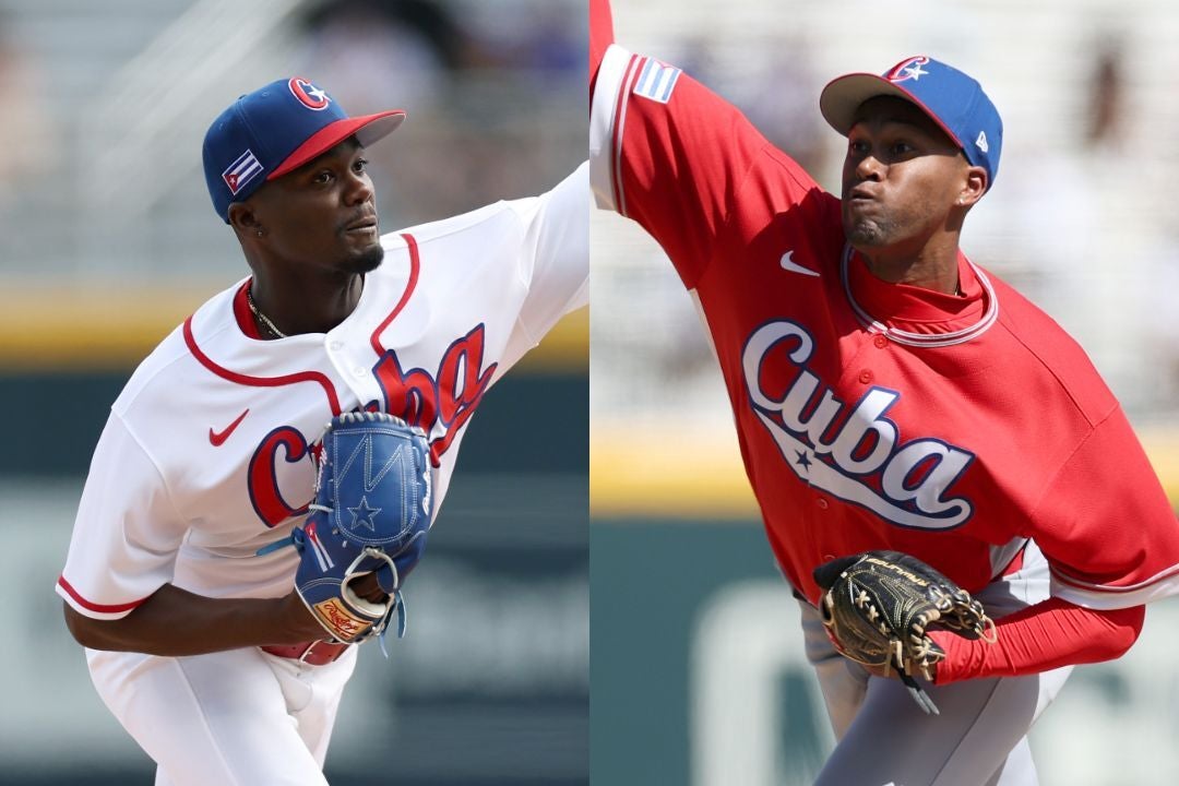 ソフトバンクのモイネロ（左）と巨人のマルティネス（右）はWBCキューバ代表として活躍した。(C)Getty Images