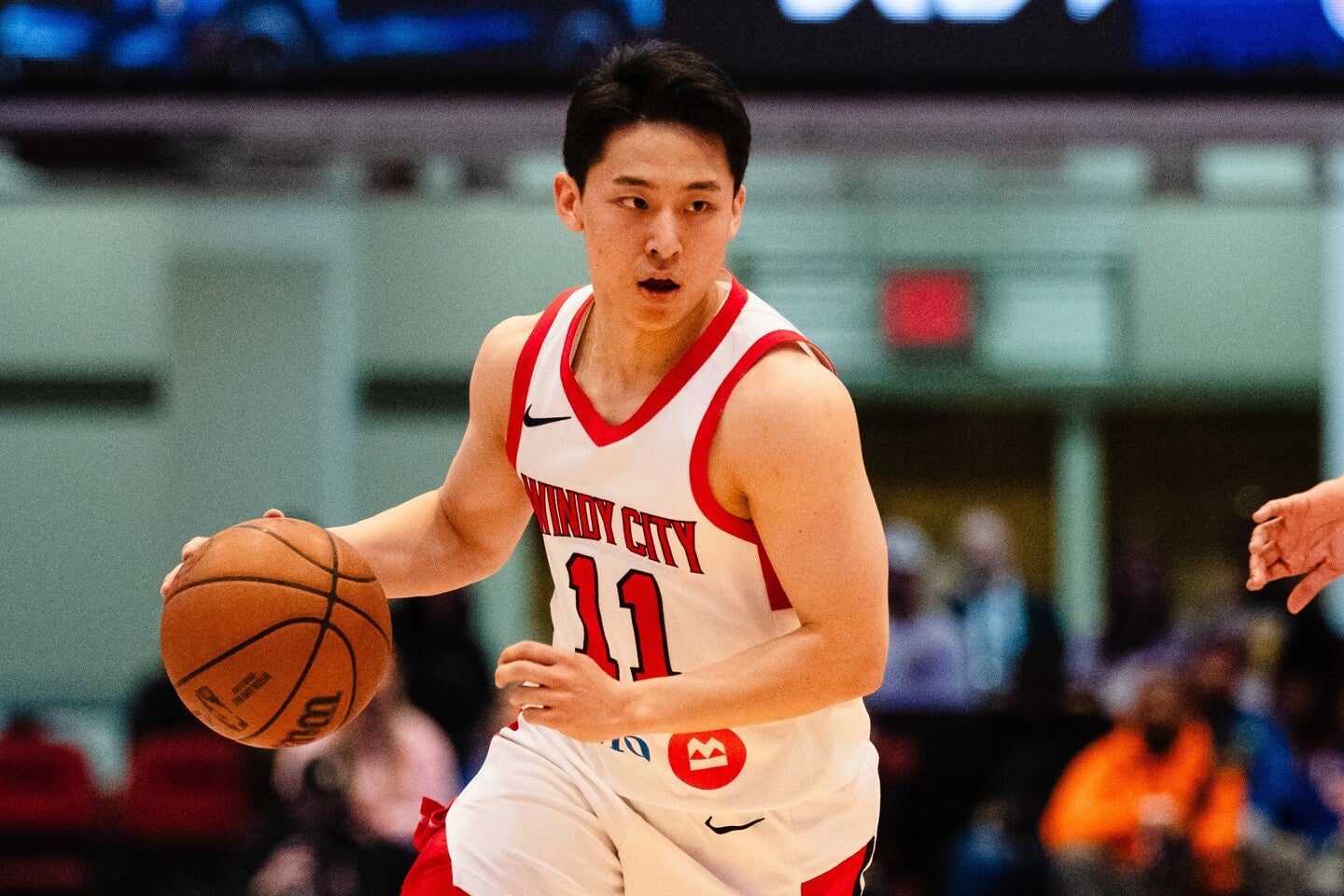 河村はシュート不発もダブルダブルを記録。しかしチームは敗れた。(C)Getty Images