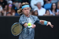 ルブレフは得意のフォアハンド中心のスタイルに限界を感じ、プレーの幅を広げる変革に着手している。（C）Getty Images