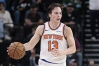 同日にNBAとGリーグの試合に出場したコーレック。昨年の元日に続く自身２度目のダブルヘッダーで躍動した。(C)Getty Images