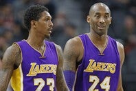 ウィリアムズ(左)がコビー(右)の現役最終年のエピソードを語った。(C)Getty Images