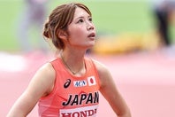 東京世界陸上に出場した日本代表の中島ひとみ。写真：梅月智史（THE DIGEST写真部）