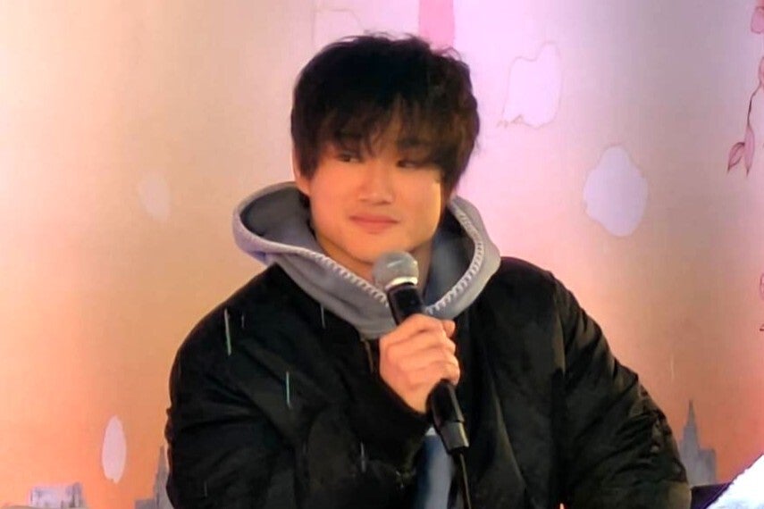 過去の日本GPで特に印象に残っている光景を明かした角田。(C)THE DIGEST編集部