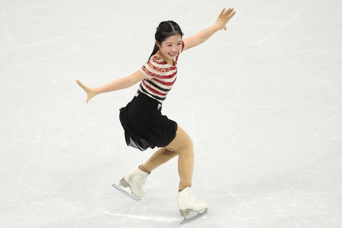 ミラノ・コルティナ五輪銅メダルの中井亜美。(C) Getty Images