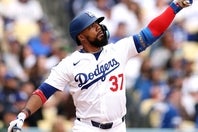 オープン戦で活躍したドジャースのテオスカー・ヘルナンデス。(C)Getty Images