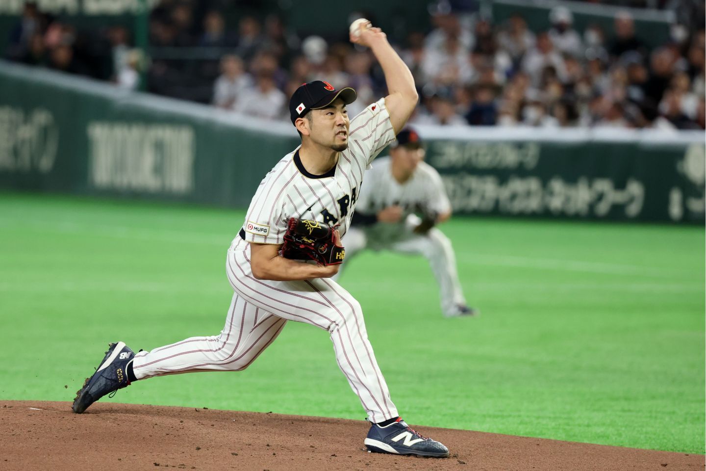 WBCでは韓国戦で登板した菊池。ベスト８敗退を受けての提言に海外からも注目が集まった。(C) Getty Images