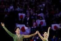 ペアの“ゆなすみ”こと長岡柚奈／森口澄士ペア。(C)Getty Images