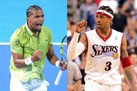 負傷復帰後に快進撃を演じているフィス（左）は新たな髪型について「アイバーソン（左）の大胆かつ個性的なイメージを取り入れた」と明かす。(C)Getty Images