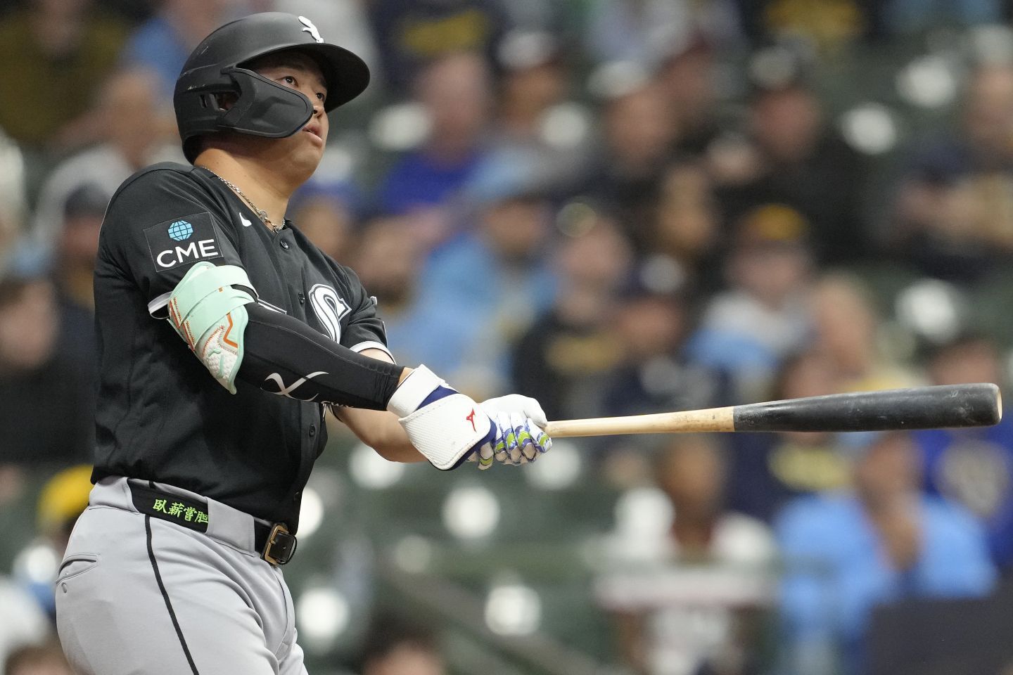 メジャーデビュー戦で初本塁打を放った村上宗隆。（C）Getty Images