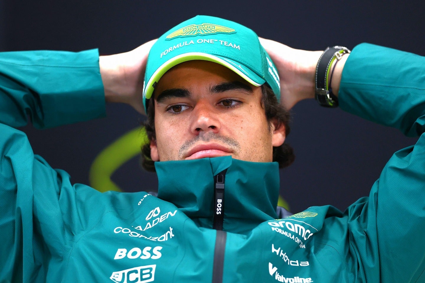 フリー走行１、２回目ともに21番手と大苦戦しているストロール。(C)Getty Images