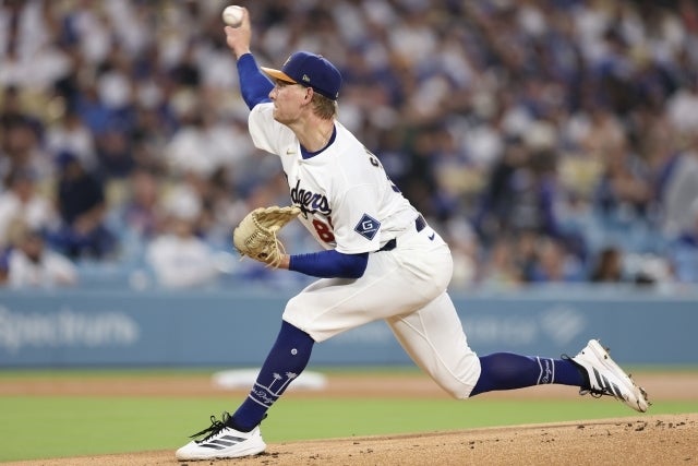 Dバックス戦で先発し、４回途中まで４失点だったシーハン。(C)Getty Images