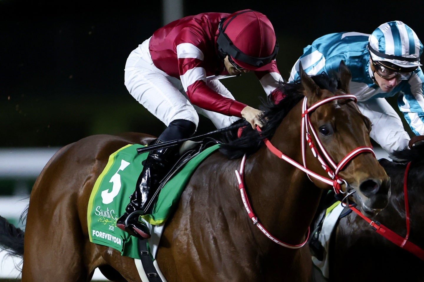 ドバイWCでフォーエバーヤングはまさかの２着になった。(C)Getty Images