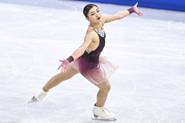 現役最後の大会を制し、４度目の世界女王となった坂本。(C)Getty Images