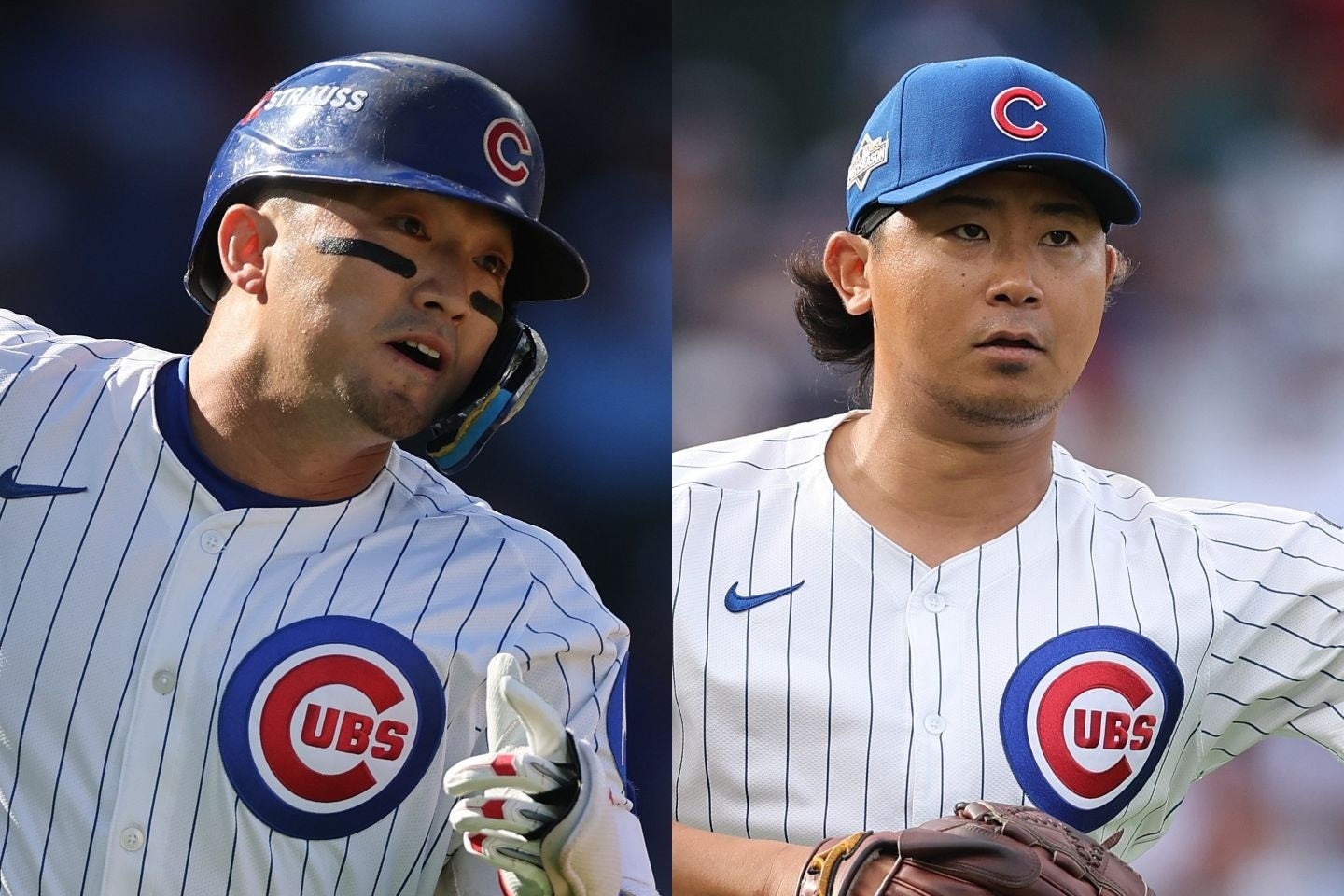 カブスで共闘する鈴木、今永のふたり。ともに退団の噂もあるがはたして…。(C) Getty Images