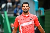 モンテカルロで２度優勝を誇るジョコビッチだが、右肩負傷により出場を断念した。※写真は昨年の同大会（C）Getty Images