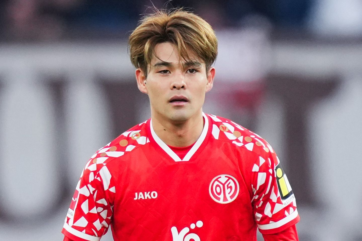 マインツで急成長を遂げた佐野海舟。日本代表でも不可欠なピースとなりつつある。(C) Getty Imaegs