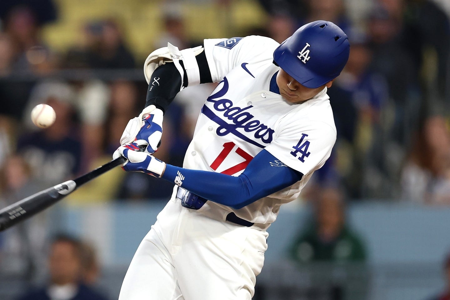 ガーディアンズ戦で４打数１安打だった大谷翔平。(C)Getty Images