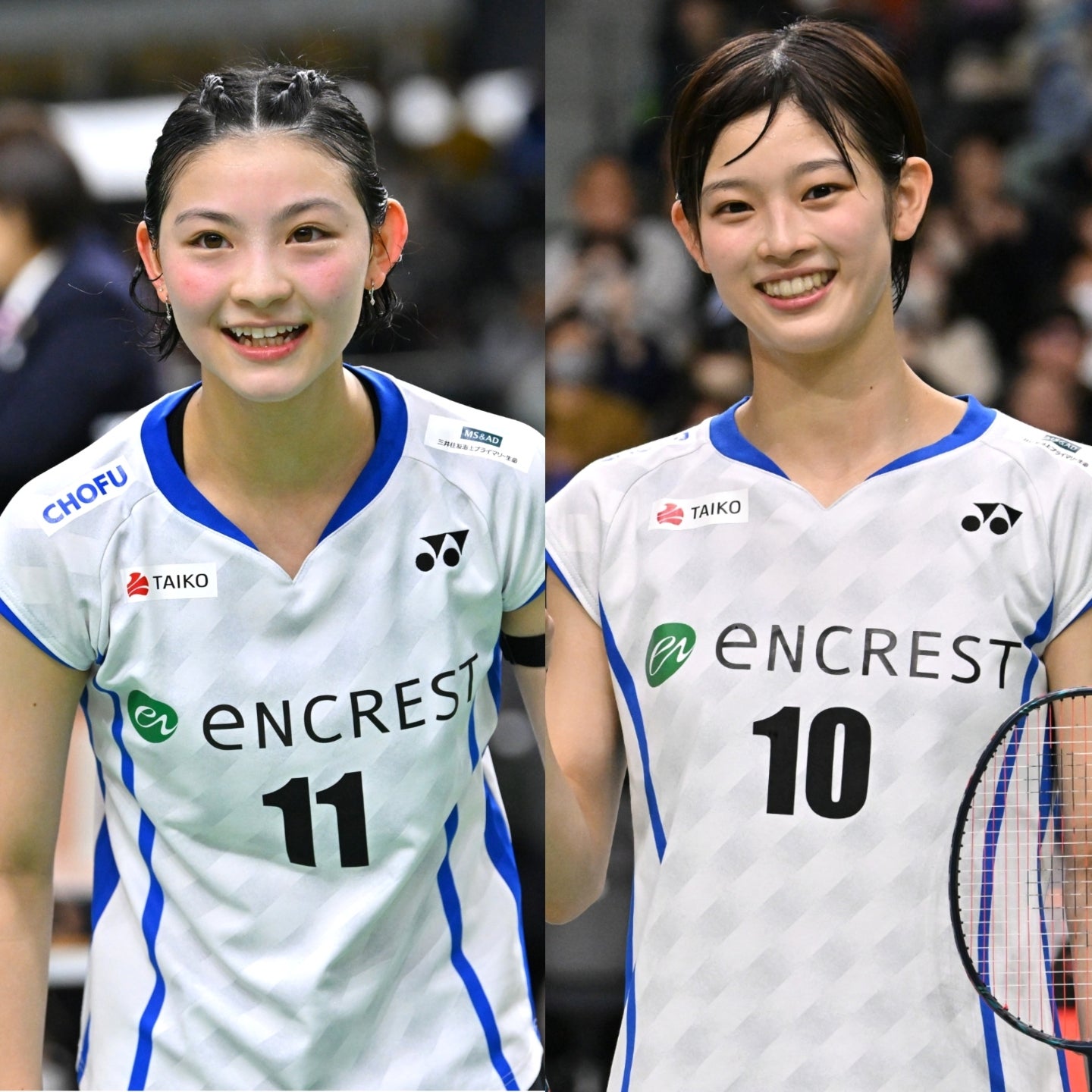 ACT SAIKYOの仲良しコンビ、宮崎（左）と田口（右）。高校時代の先輩後輩でもある。写真：鈴木颯太朗