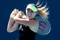 複合的なケガが重なった末、右股関節の関節唇を損傷したと語るバドサ。しかし変わらぬ情熱でコートに立ち続ける。(C)Getty Images