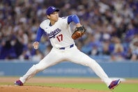 今季初登板となった大谷。６回６K無失点で初勝利を挙げた。(C)Getty Images