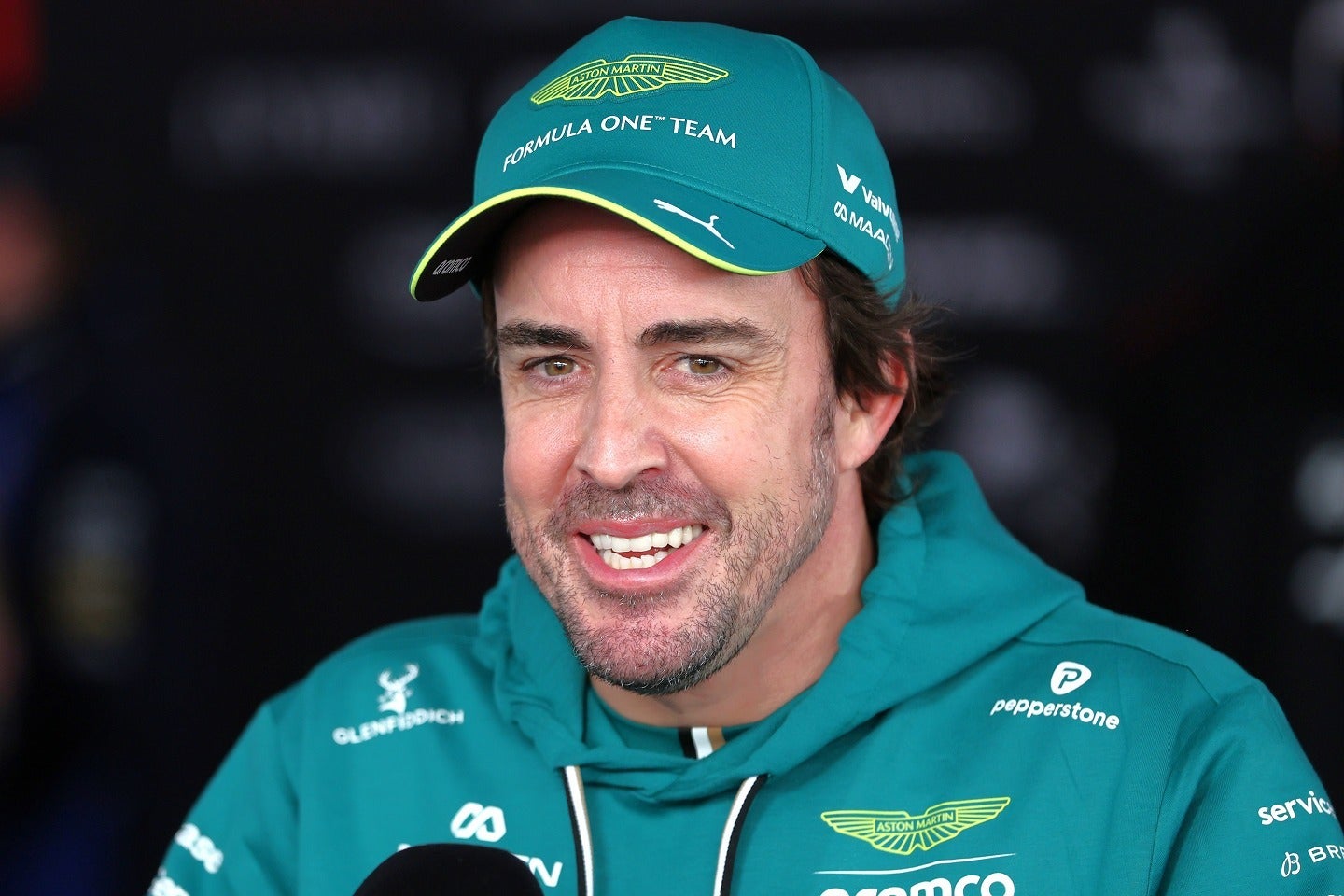 シーズン３戦目にしてようやく完走できたアロンソ。(C)Getty Images