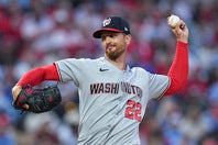 ナショナルズ左腕のグリフィン。約６年ぶりにメジャーのマウンドに立った。(C)Getty Images