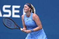 昨年現役を引退した元世界２位のクビトワが双子を出産したことを明らかにした。（C）Getty Images