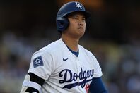 開幕６試合で、まだ長打を記録していない大谷。(C)Getty Images