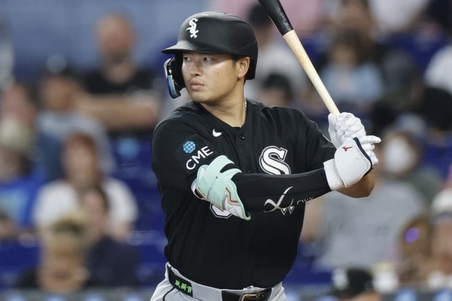 メジャー開幕戦から３試合連続弾をマークした村上。(C)Getty Images