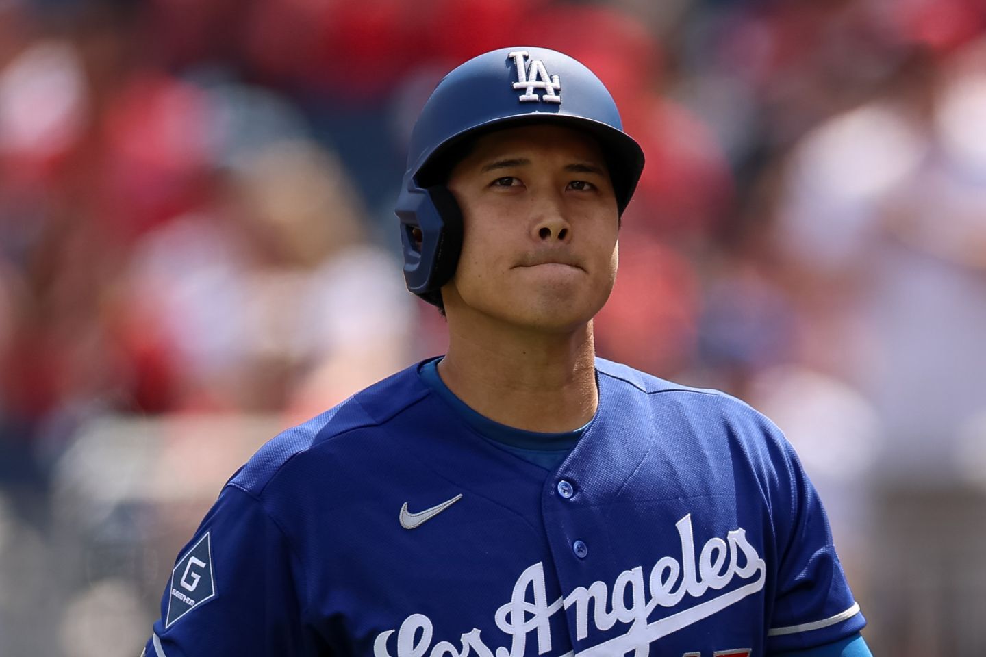 今季初アーチを放った大谷。ドジャース打線爆発の口火を切った。(C) Getty Images