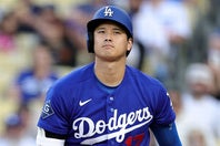ドジャースの大谷翔平。待望の１号アーチを放った。（C）Getty Images