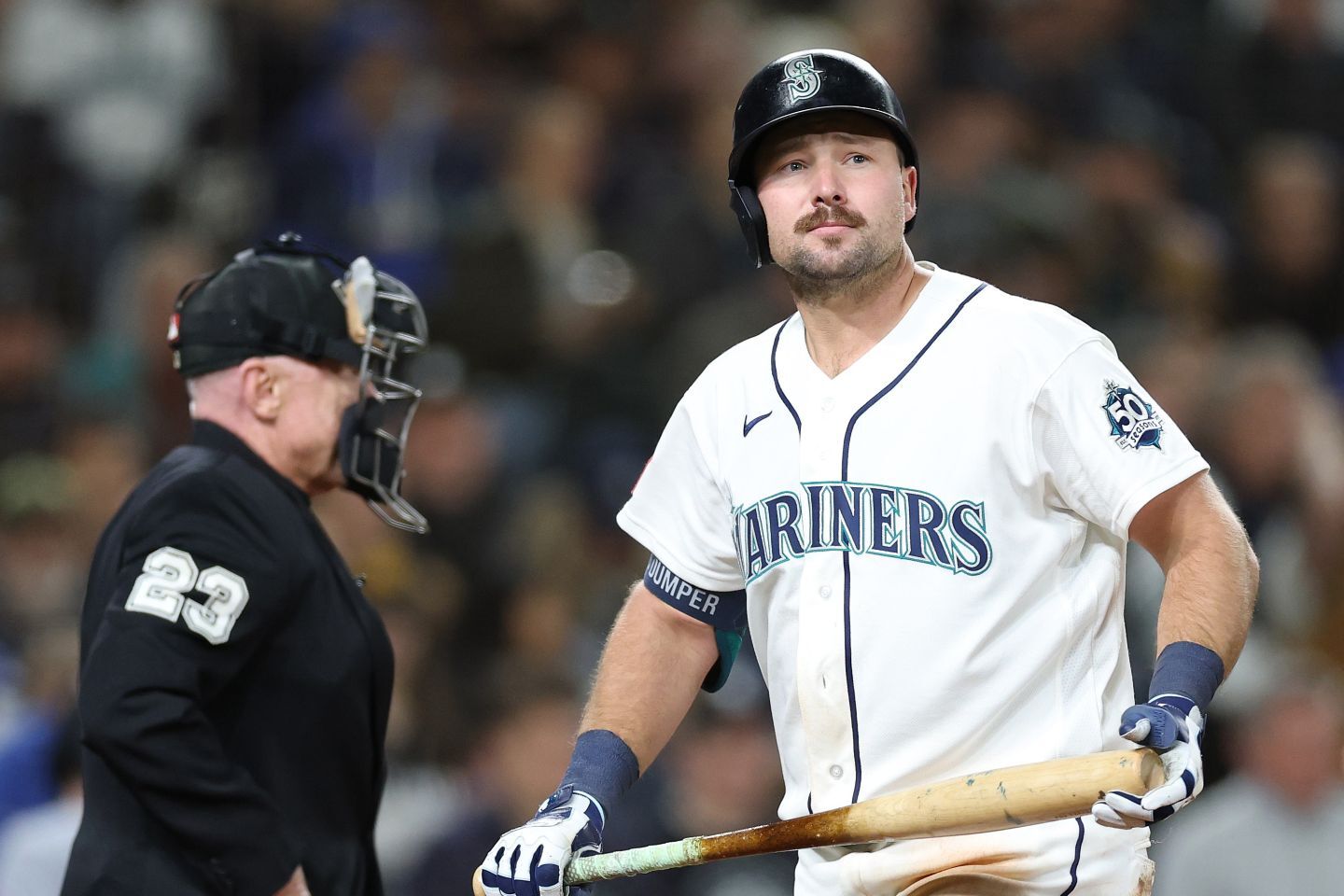 昨季60発のローリーもここまで不発。マリナーズの主軸が苦戦を強いられている。(C) Getty Images