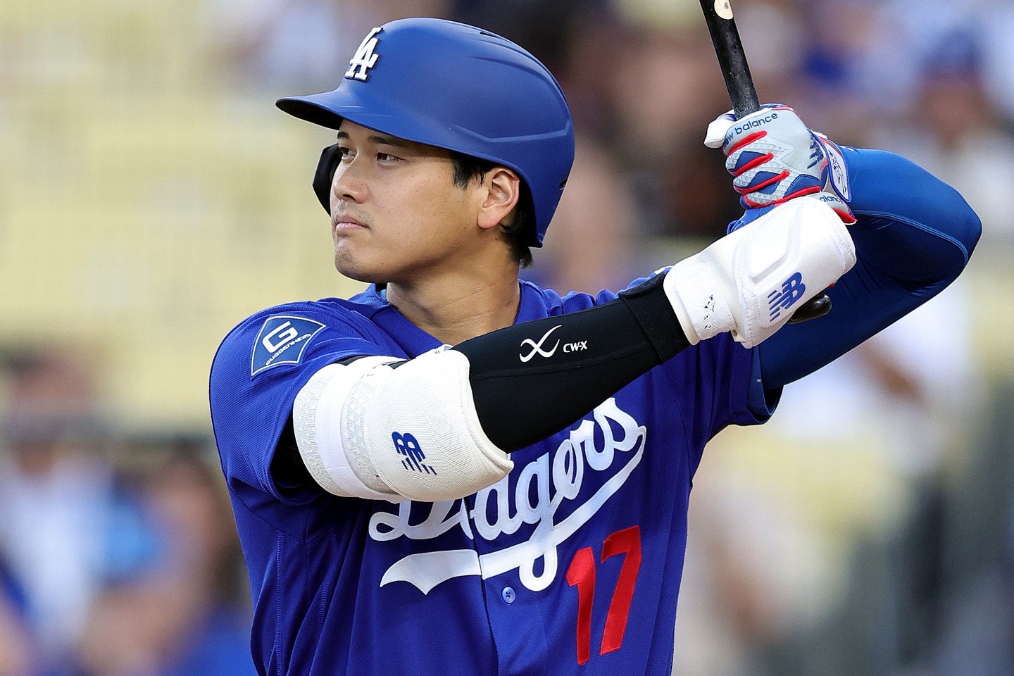 ドジャースの大谷翔平が待望の１号アーチを放った。（C）Getty Images