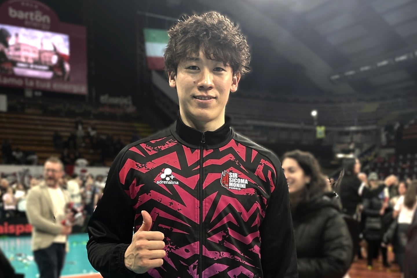 CL準決勝進出を喜ぶ石川。コート復帰まで秒読み段階に入っている。写真：佳子S.バディアーリ