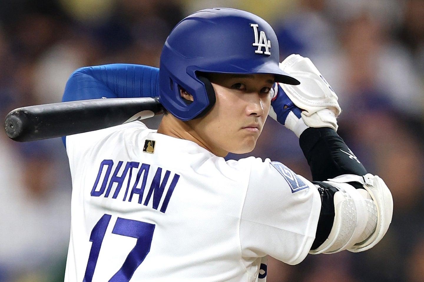 投手としても打者として継続記録を更新しているドジャースの大谷。(C)Getty Images