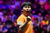 卓球ワールドカップで決勝進出を決めた松島。(C) Getty Images