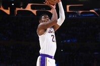 八村が前半から14得点と躍動した。(C)Getty Images