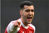 アーセナルはこのミケル・メリーノなど故障者が多い。(C)Getty Images