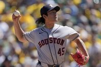 メジャー初勝利を挙げた今井。制球重視のピッチングで無失点に抑えた。(C) Getty Images