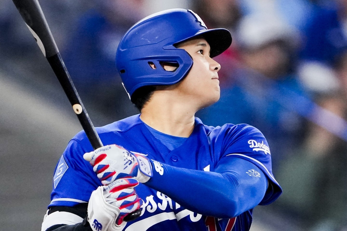 ブルージェイズ戦で大谷が第３号アーチ。(C)Getty Images