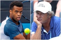 信頼を寄せていた元コーチのロイグ氏（右）との突然の離脱に、ペチ・ペリカール（左）は戸惑いと失望を隠さなかった。（C）Getty Images